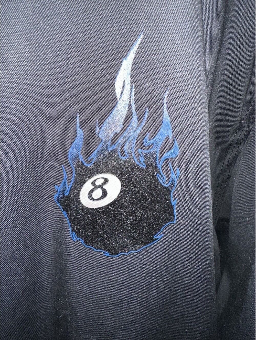 Dickies 2XL Work Jacket Flame 8 Ball Tougher Than Hell Streetwear Y2K